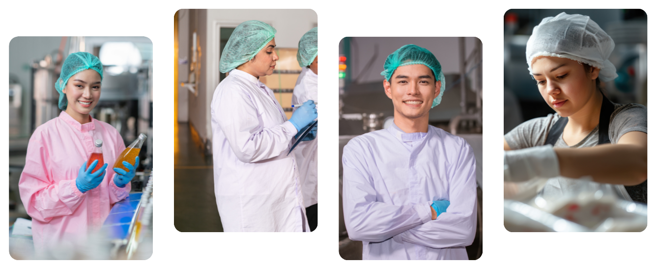 工場で働く外国人ワーカー